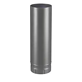 Tuyau de poêle à bois émaillé Gris 500 mm Poujoulat x ø180 mm Poujoulat