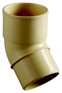 Coude en PVC 45 ° sable Ø 100 mm