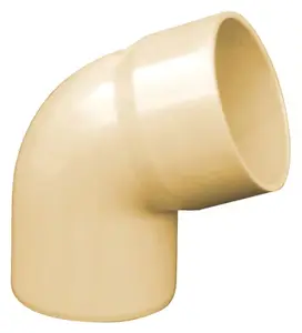 Coude en PVC sable M/F - 67°30 et Ø80