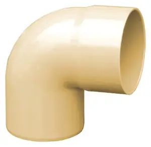Coude en PVC sable M/F - 87°30 et Ø80