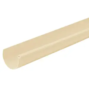 Profilé de gouttière de 33 en PVC, L. 4 m sable