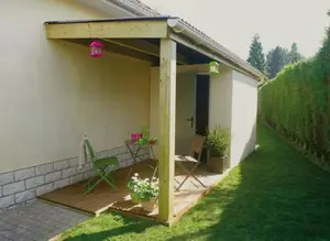 Profilé de gouttière de 25 en PVC, L. 2 m sable