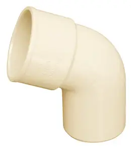 Coude en PVC Dév. 16 mm Ø 50 mm Ce coude est doté d'une courbure à 67°30