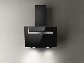 Hotte inclinée en verre noir L. 60 cm Sheen S Elica