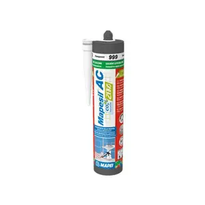 Mastic silicone acétique anti-moisissures blanc 100 intérieur extérieur 310 ml