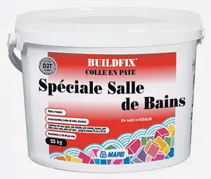 Colle en pâte D2T spéciale salle de bains - 25 kg