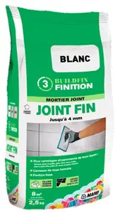 Mortier pour joint fin 4 mm maxi