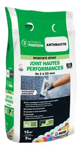 Joint anthracite haute performance 5 kg