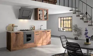 Cuisine en kit "ARIA" décor imitation bois - L.2,40 M