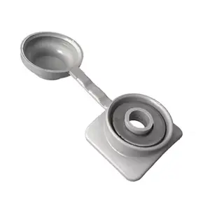 Kit 10 fixations pour plaque pvc ondulée gris