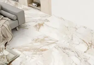 Carrelage de sol intérieur "Sublime 3D" Doré