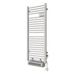Sèche serviette électrique avec soufflerie 500 W + 1000 W "ACILIA" blanc