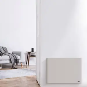 Radiateur à inertie sèche connecté en céramique 2000 W CORONA blanc