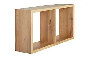 Étagère murale 2 cubes Yasmine chêne wotan