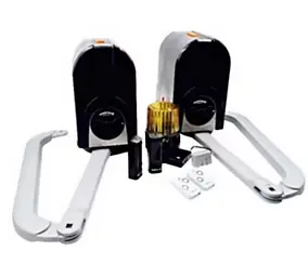 Kit de motorisation sur batterie 24V pour portail battant à bras Compas Genius by FAAC