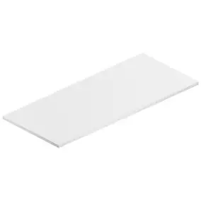 Plan de toilette blanc L.120 x l.51,5 x ép.2 cm, Pura+