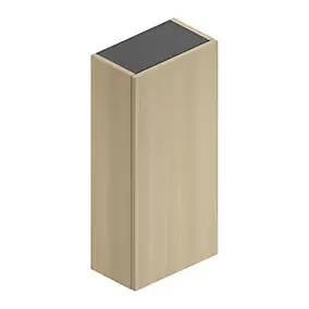 Armoire haute de salle de bains l.35 x H.75 x P.20 cm effet chêne, Pura+