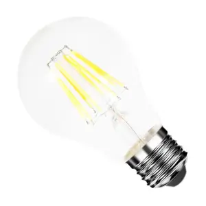 Ampoule LED E27 Filament 8W 220V COB A60 360° - Blanc Chaud 2300K - 3500K