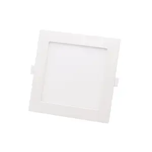 Spot LED Extra Plat Carré BLANC 18W - Blanc Chaud 2300K - 3500K
