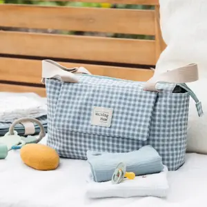 Trousse de toilette I love vichy vert