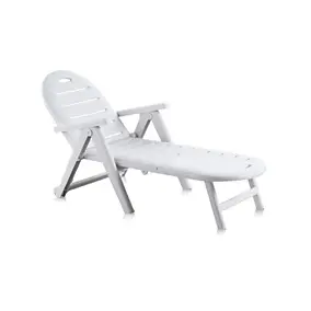 Bain de soleil Caiman blanc L.195 cm