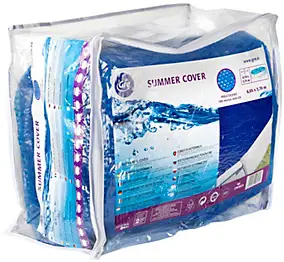 Bâche été pour piscine en acier forme en huit Gré L.672 x l.445cm