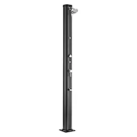 Douche Solaire 32L en Noir pour Extérieur