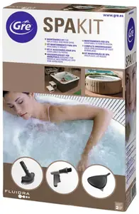 Kit de nettoyage pour spa gonflable 1 brosse manche télescopique