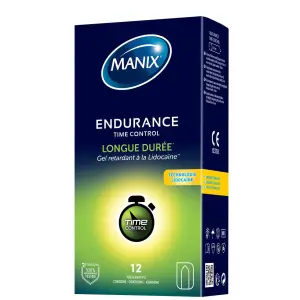 MANIX Time control préservatifs 12 préservatifs