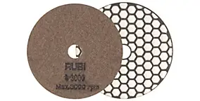 Disque diamant polissage carrelage à sec 3000 grains D.100 mm Rubi