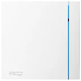 Aérateur ultra silencieux Ø100 mm, S&P Silent Design 100 CRZ