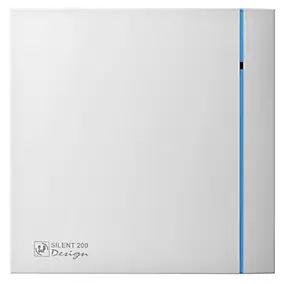 Aérateur ultra silencieux Ø120 mm, S&P Silent Design 200 CZ