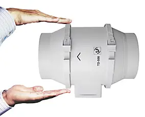 Ventilateur de conduit Ø150 mm, 390/560 m3/h, S&P TD Mixvent