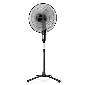 Ventilateur sur pied noir 45w 40 cm 3 vitesses - Taurus Alpatec Bergen 16C