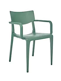 Fauteuil jardin TOWN polypropylène vert