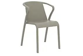 Fauteuil de jardin Fado polypropylène taupe Ezpeleta