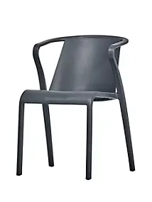 Fauteuil de jardin Fado polypropylène gris