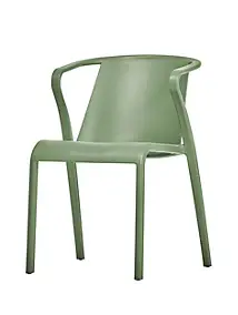 Fauteuil de jardin empilable Fado polypropylène olive