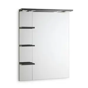 Miroir LED "Majorca" gris H. 104,2 x L. 80 x P. 20 cm