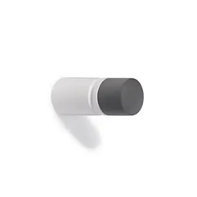Butée murale Rei bois blanc ⌀3,5x H.9 cm