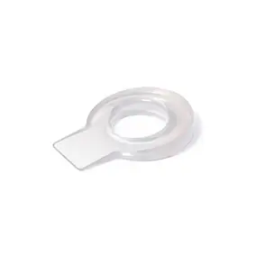 Coin de porte lock Rei transparent ⌀8,2x H.1,5 cm