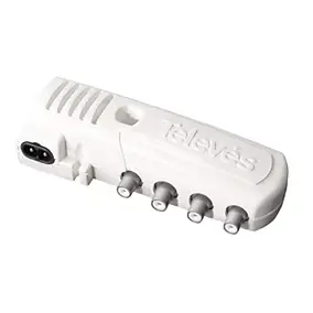 Amplificateur intérieur automatique TV 3 sorties + filtre - Fiche FR/SH