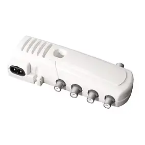 Amplificateur intérieur TV 4 sorties, UHF/VHF - Fiche F