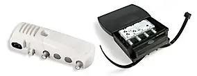 Kit préamplificateur de tête de mât TV 1 sortie réglable UHF/VHF - Fiche F