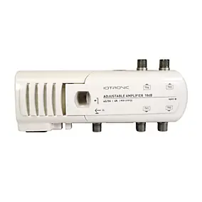 Amplificateur TV 18dB 4 TV 4G/5G, connexion F, gain réglable