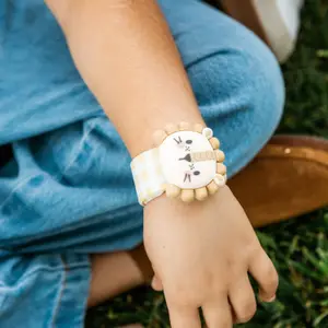 Bracelet anti-moustique à la citronnelle et 2 recharges lion