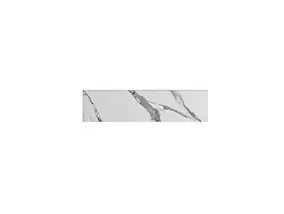 Façade de cuisine hotte / casserolier Palma effet marbre blanc l. 60 cm