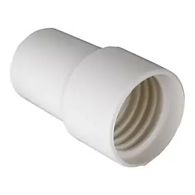 Embout de Tuyau Gre 38 mm à Visser blanc