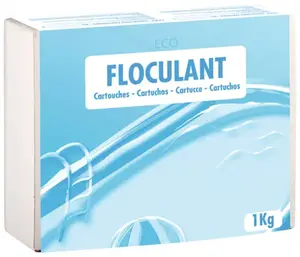 Cartouches de floculant - 1 kg pour piscine
