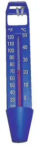 Thermomètre de piscine bleu 16 cm